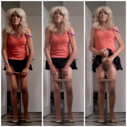 Onderdanige travestiet