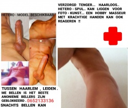 Ik hetero lig bloot zolang u wil , ook voor uw studies Haarlem Leiden.