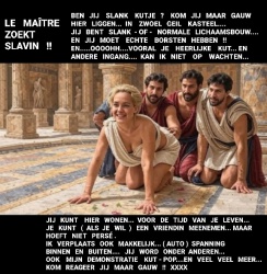 Meester heeft plaats hier in Kasteel... voor slank KUT - Slavinnetje