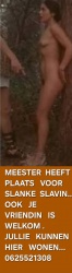 Jij met je kutje in kasteel en bos...