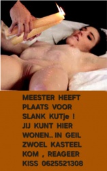 Jij slank kutje...ligt straks hier