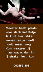 Ben jij slank Kutje ? Meester heeft plaats